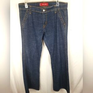 Levi’s Y2K Low Slouch Dark Washed Wide Leg Blue Jeans Sz 11 Jr.